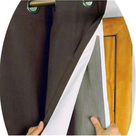 Commonwealth Home Fashions 77 in. Thermalogic Ultimate Multi Purpose Hotel Quality Blackout Curtain Liner 70472-150-77